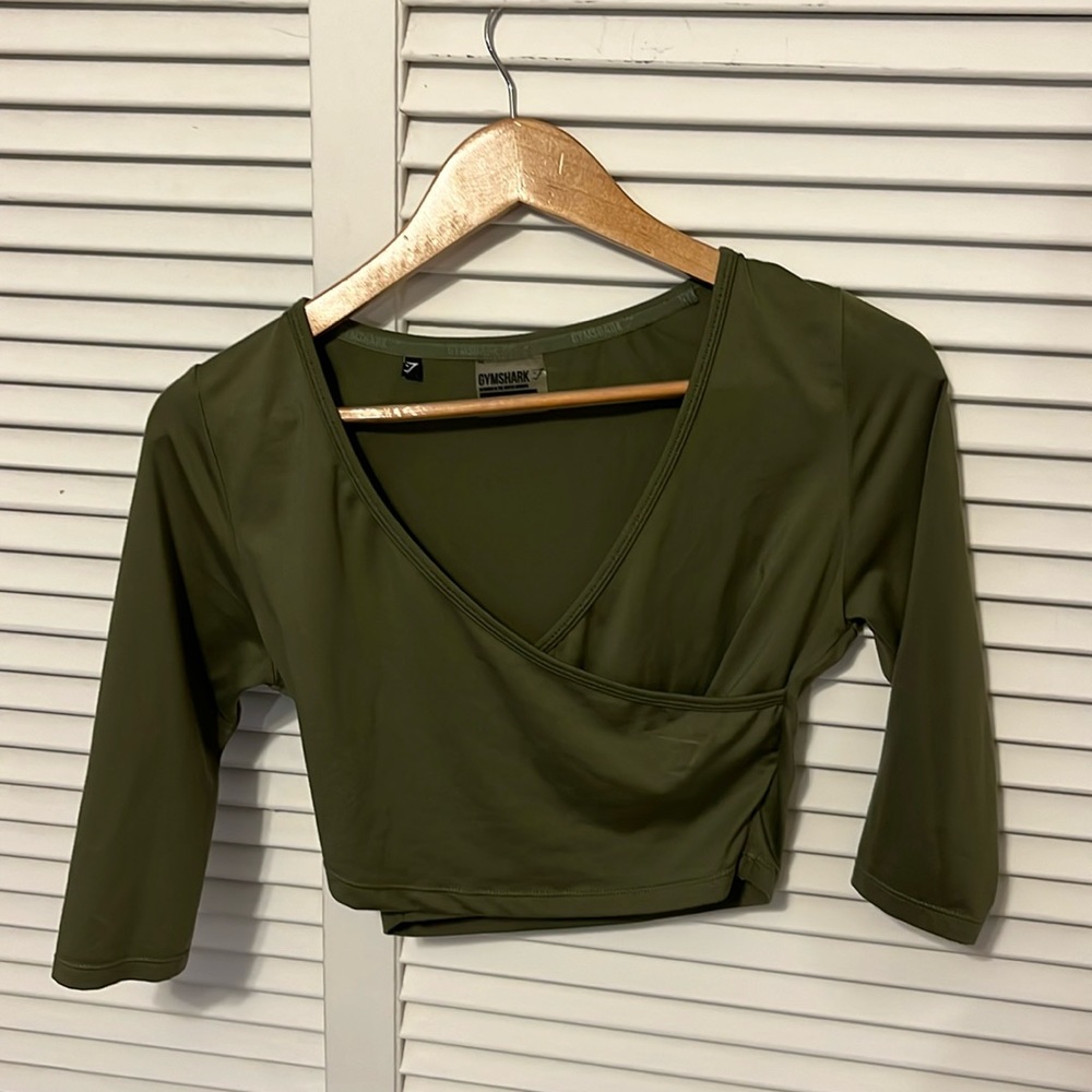 Gymshark Crop wrap workout top